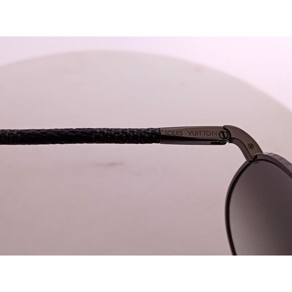 Louis Vuitton Conspiracy Pilot Conspiration Pilote Damier Gunmetal Sunglasses - Picture 3 of 16